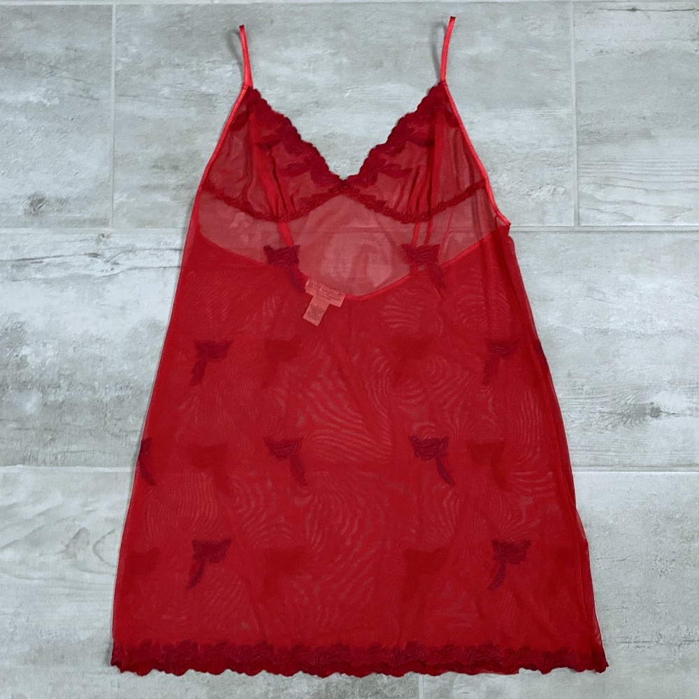 LAURA LEIGH Intimates Red See Through Lingerie